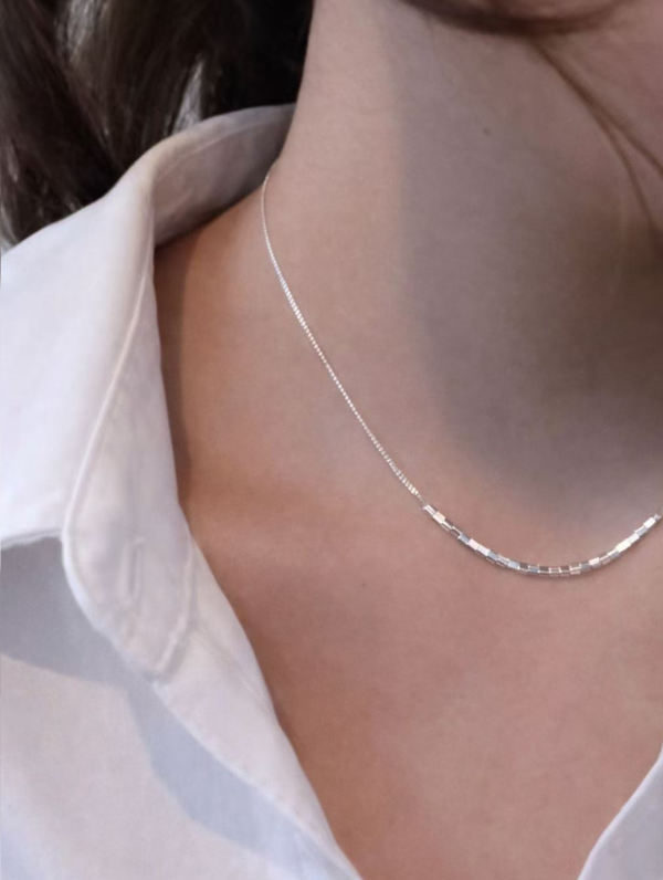 Cube Chain Necklace
