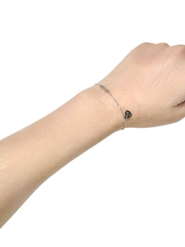 Heart & Pin Bracelet